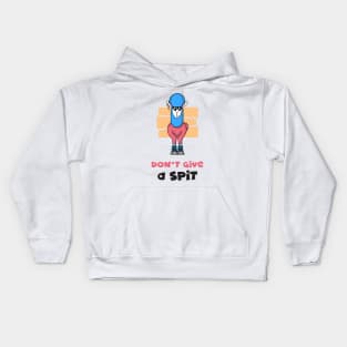 Don't give a spit Kids Hoodie